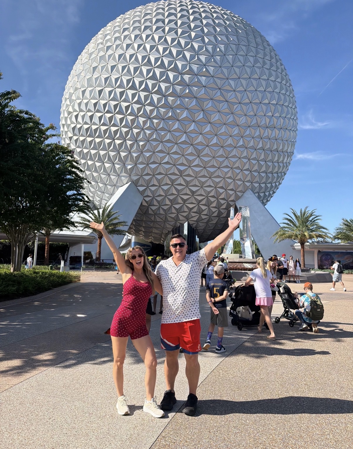Courtney and Josh traveling together