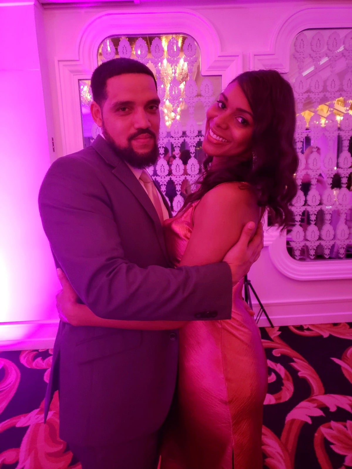 S and R dressed up together